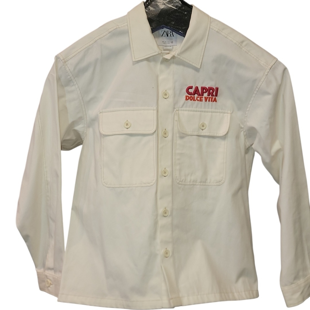 Zara White Assouline Shirt